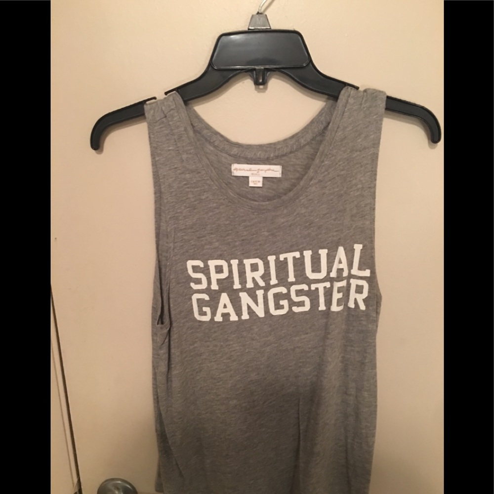 Spiritual Gangster tank top EUC